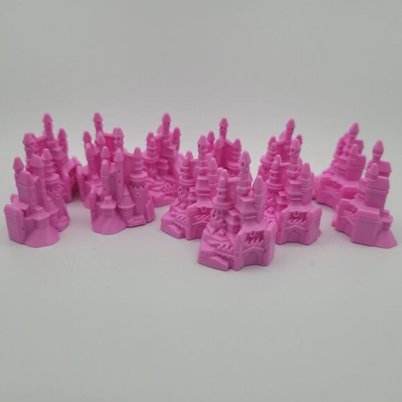 Disney Castle Monopoly Junior Princess Cupcake Topper Replacement Pieces Tokens - Picture 5 of 5